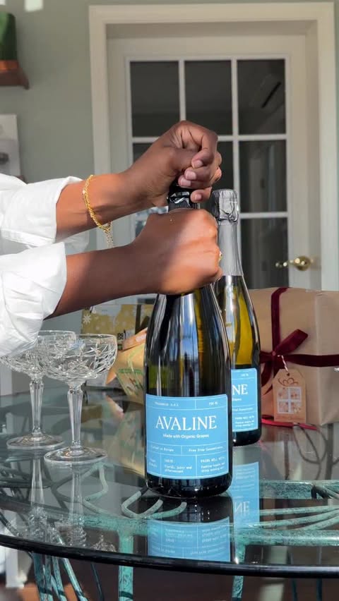 Instagram post by @halioduor for Avaline. Caption reads: Turning an afternoon of wrapping into a little....