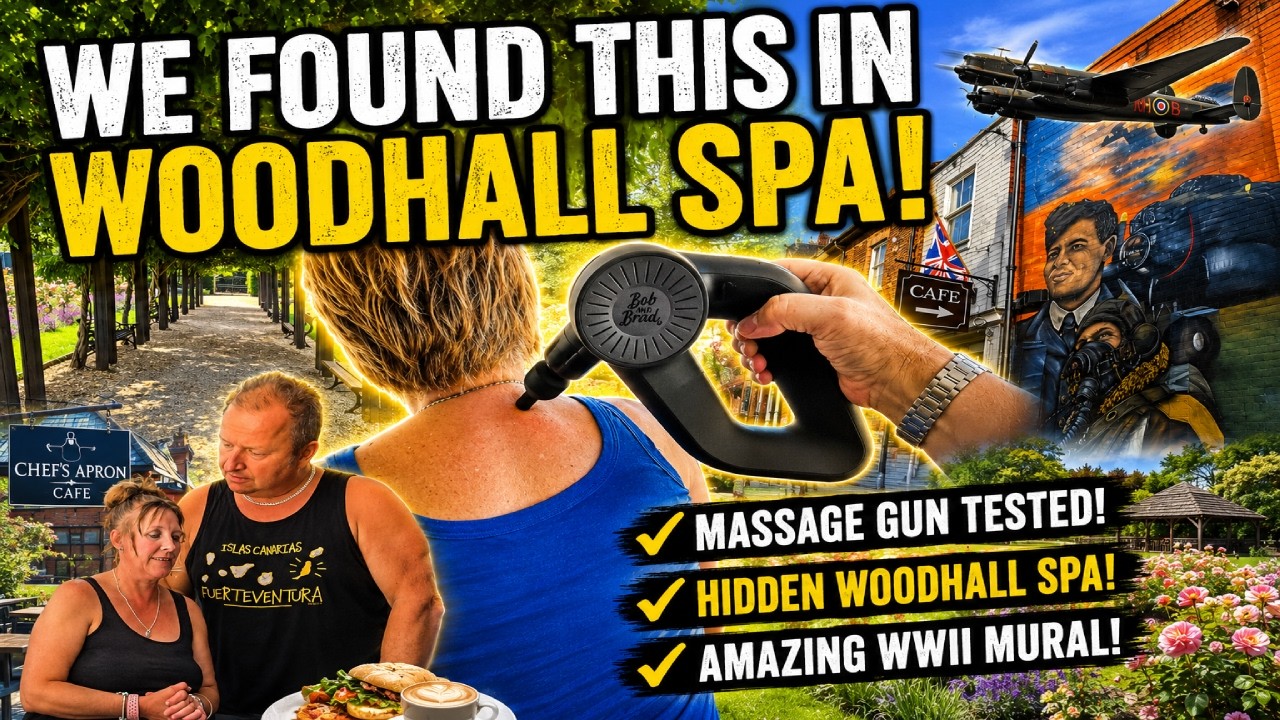 YouTube post by @butlersempire for Bob and Brad. Caption reads: Bob and Brad D6 Ultra Massage Gun at UK: (10% OFF:....