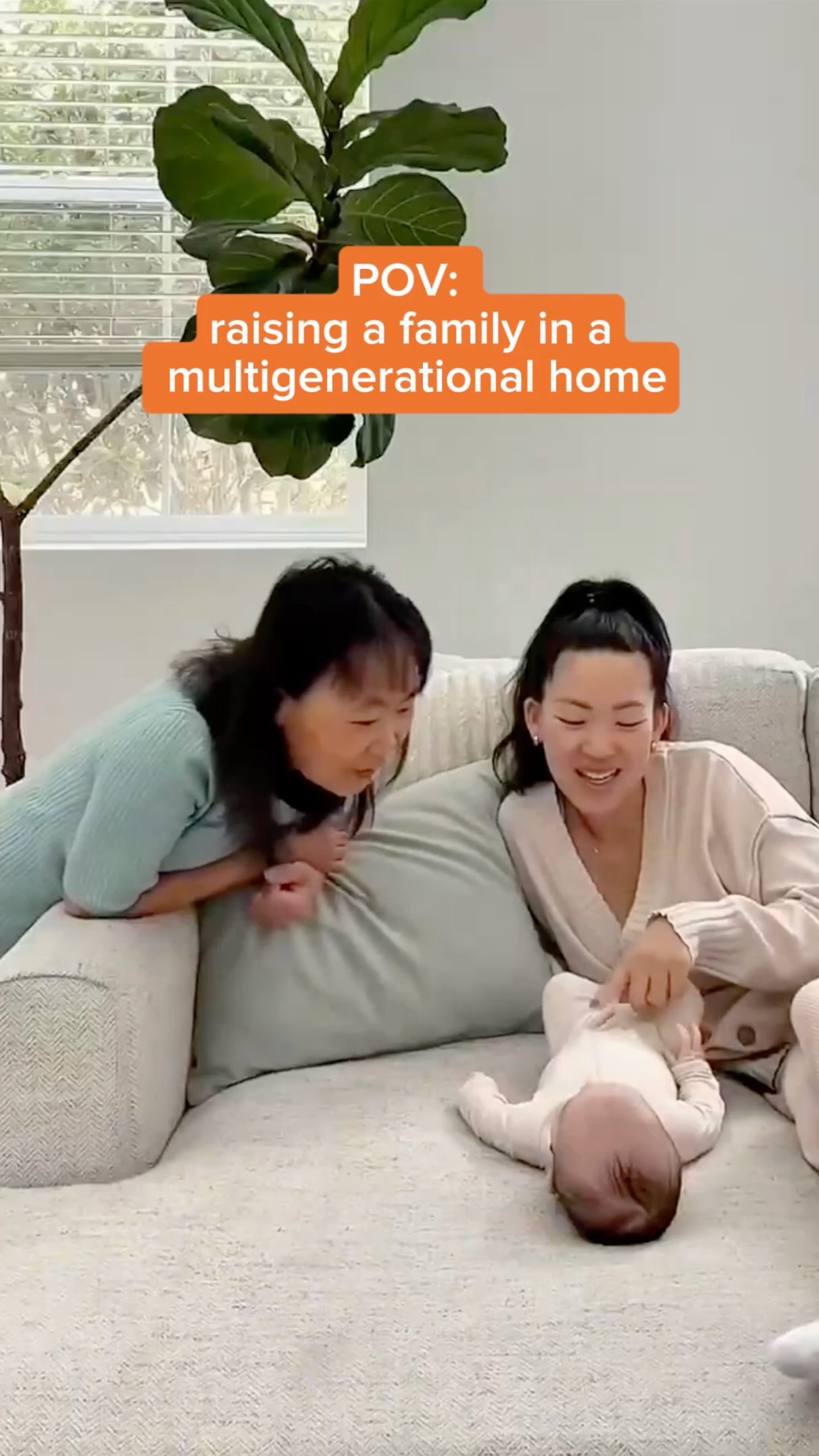 Instagram post by @hillaryhelennn for Discover. Caption reads: Raising my baby with my mom by my side? Literal....