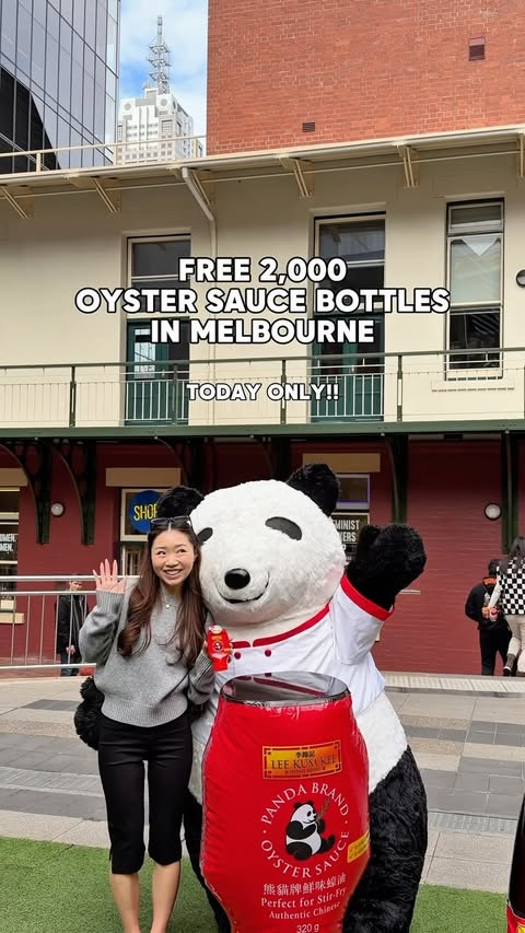 Instagram post by @eatswithclaire for Lee Kum Kee. Caption reads: TODAY ONLY @leekumkeeaustralia is giving 2,000....