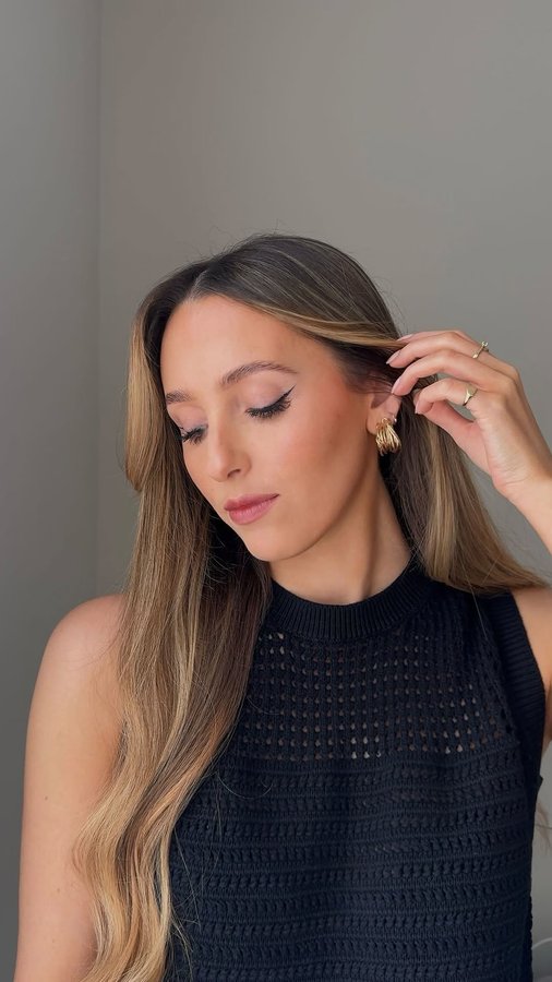 Instagram post by an influencer for Marks & Spencer. Caption reads: AD GRWM using my favourite make up from....