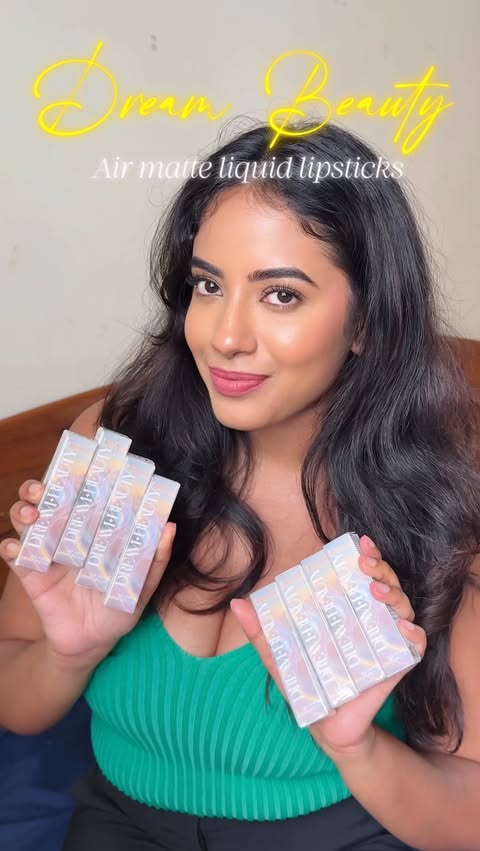 Instagram post by @somrita_d for NAP by Nykaa. Caption reads: [...] 4 or 5? 👀👇 #DreamBeauty #AirMatte....