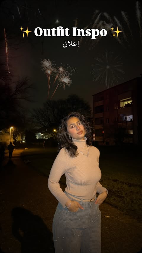 Instagram post by @tala_bebyona for Voghion. Caption reads: شو رأيكم بالاوتفيت 🎆😉 
.
✨ New Voghion users get....