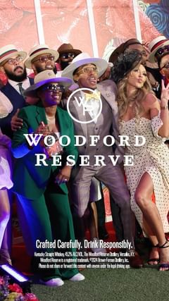 Instagram post by @sir4ourth_events for Woodford Reserve. Caption reads: [...] of Derby with our partners at....