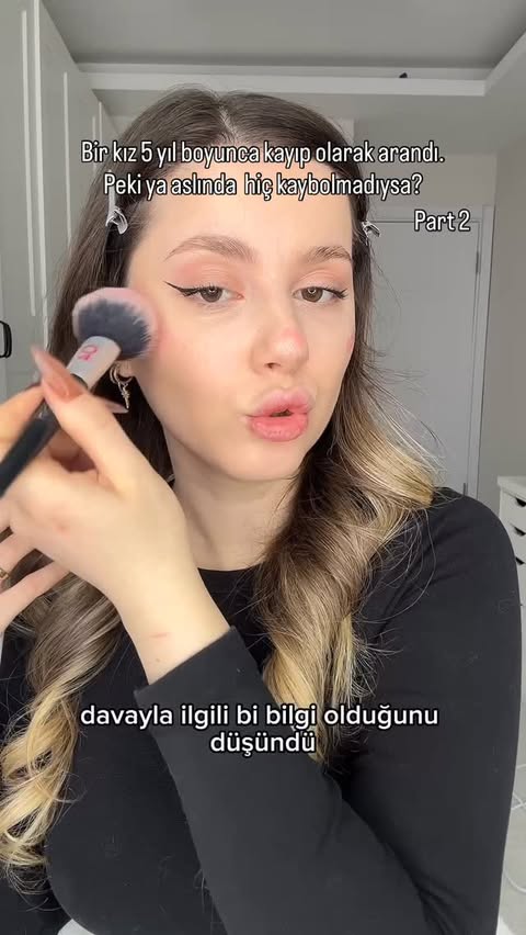 Instagram post by @gulalttunn for FENTY BEAUTY BY RIHANNA. Caption reads: 🥲🥲🥲 #reklam Kullandığım Ürünler; @fentybeauty....
