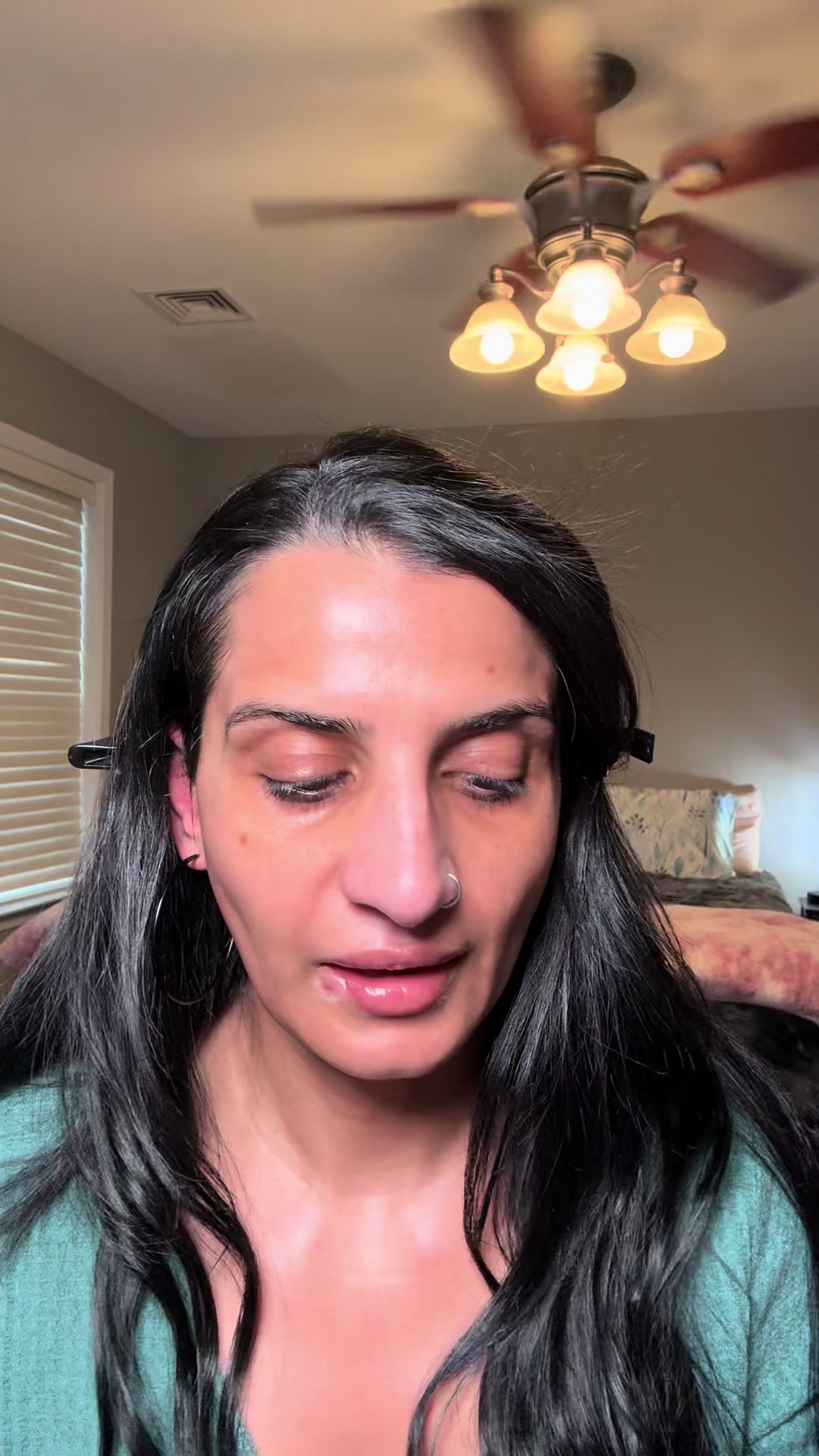 TikTok post by @glowwithjasrn for MAYCHEER Beauty US. Caption reads: [...] corrector perfect for brown skin @MAYCHEER....