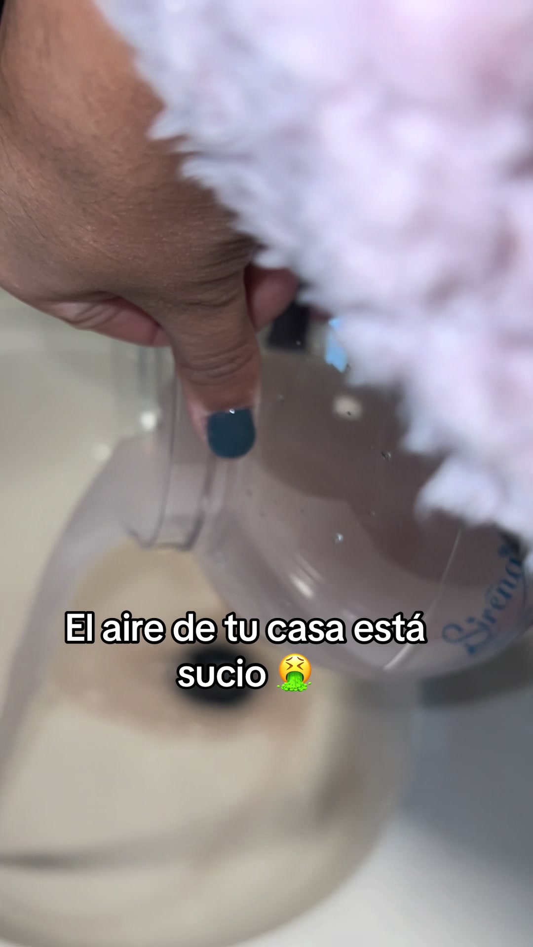 TikTok post by @zulygurl for Sirena System. Caption reads: Purificador de agua para tu casa....