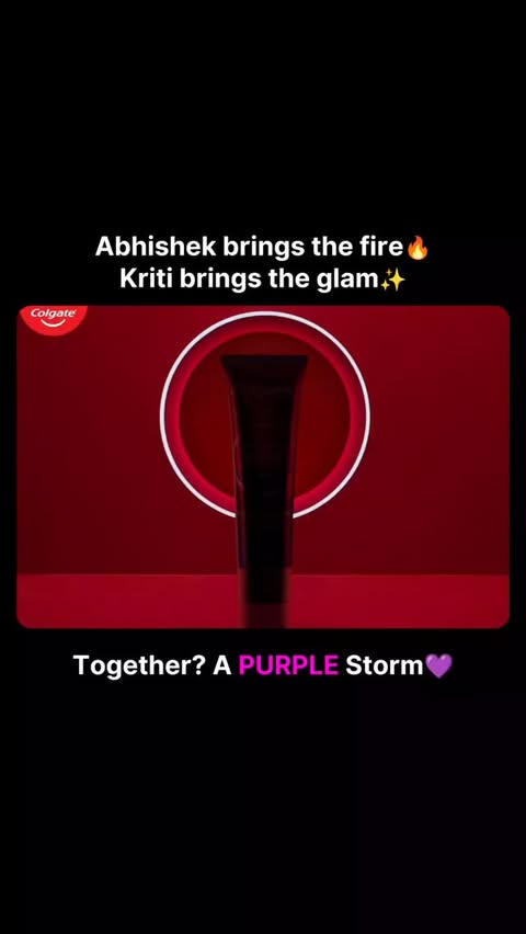 Instagram post by @bollywoodlife.in for Colgate. Caption reads: [...] Not for skin, but for their smile. It’s....