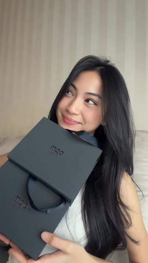 Instagram post by @imanopie for APM Monaco. Caption reads: [...] unboxing of the year !!!!!!🥹🥹🤍....