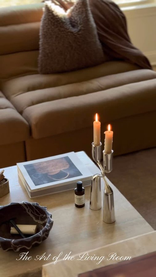 Instagram post by @iamlolaco for Sixpenny. Caption reads: [...] art of the living room… This sofa from....