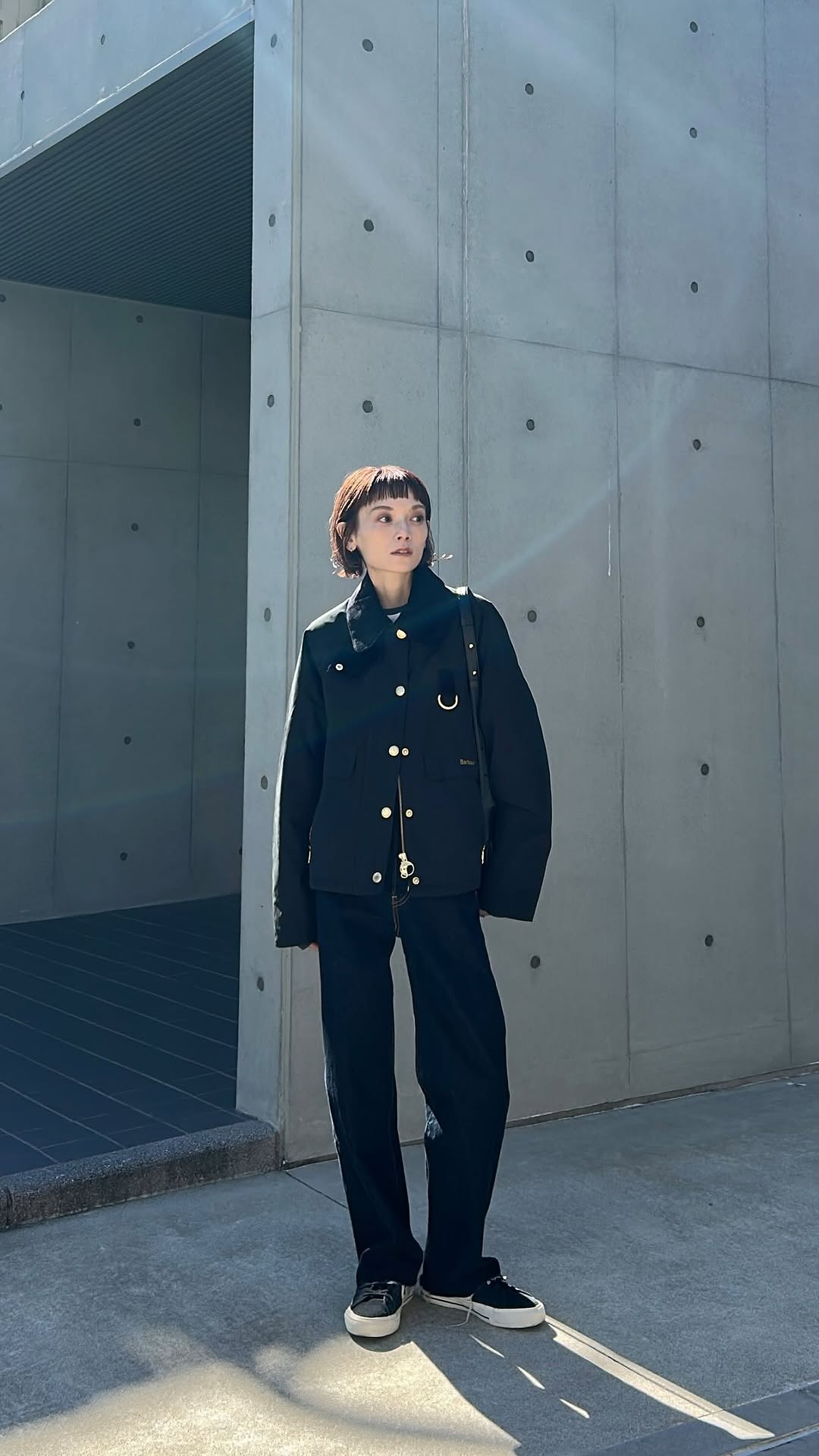 Instagram post by @rihoo914 for Barbour. Caption reads: November

@barbourjapan
Xanthe Non-Wax Padded....