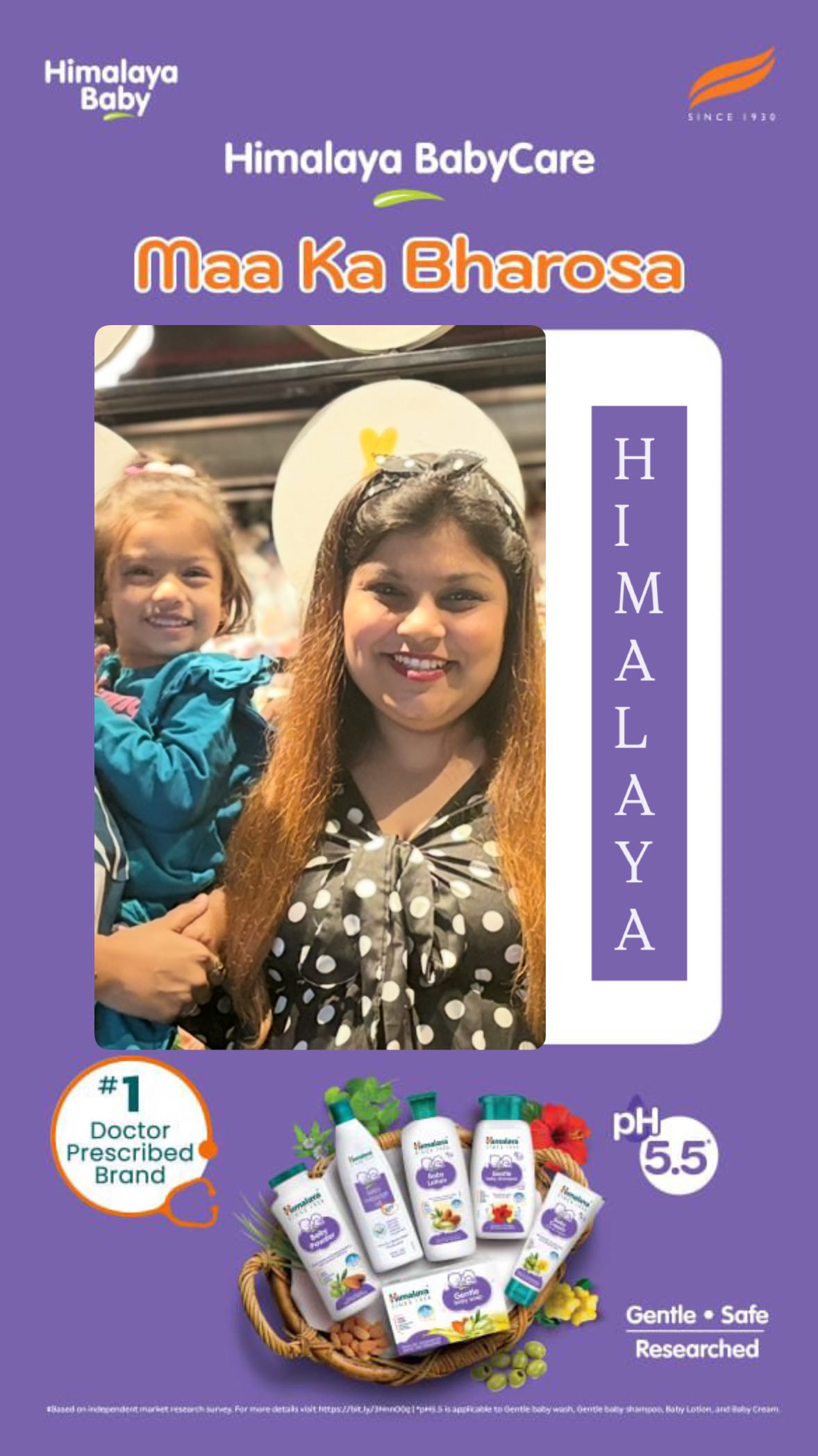 Instagram post by @kosmopolitankurator for Himalaya Babycare. Caption reads: #ad 

Share this with every new mom out there!....