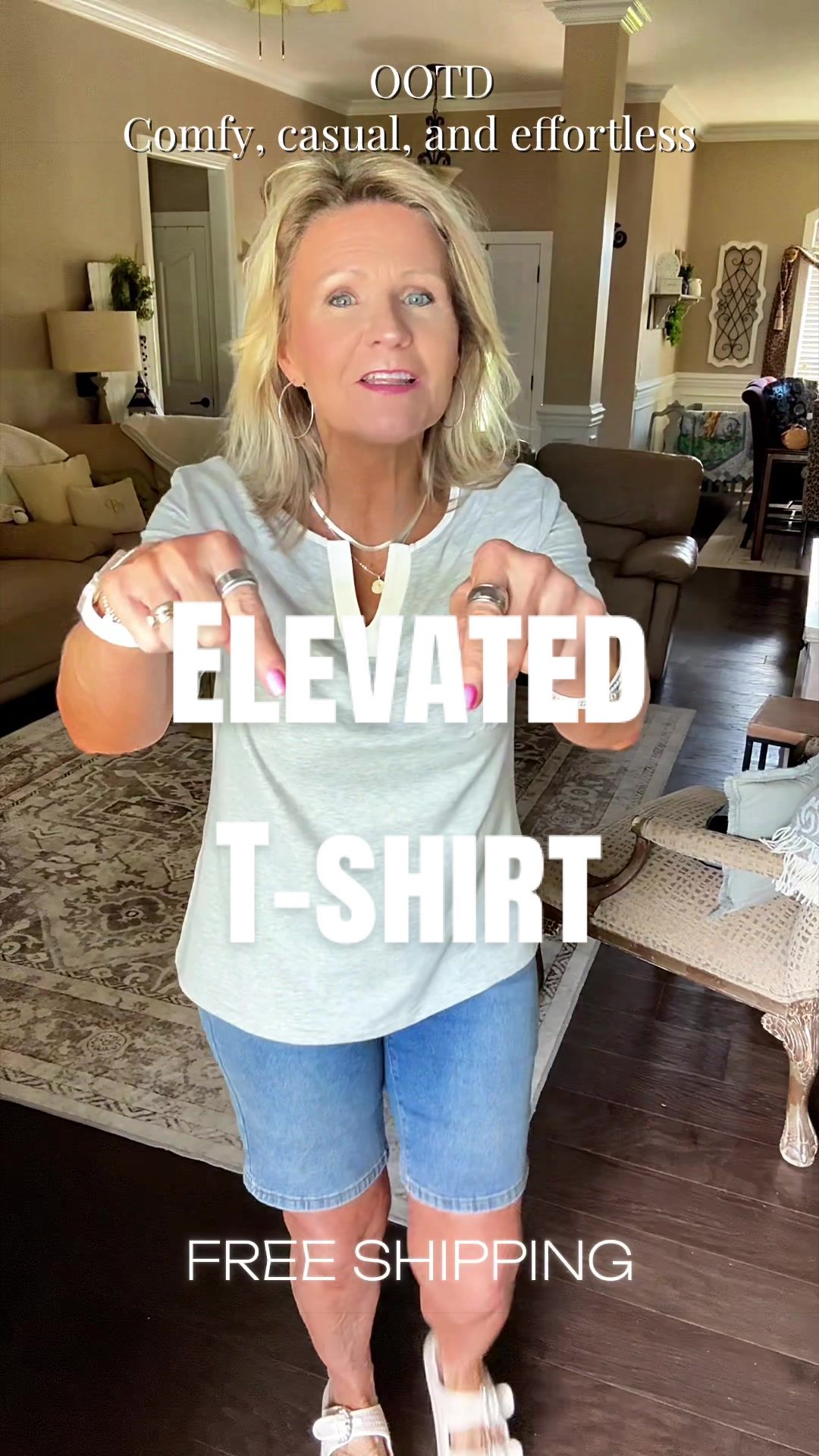 TikTok post by @winnieswonders1 for Shewin Official US. Caption reads: Simple outfits are always in style🤍. Proof that....