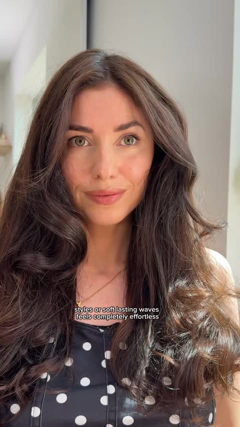 Instagram post by @ugc_gloria for CHI Haircare. Caption reads: [...] stiffness. Celebrating 40 years of....