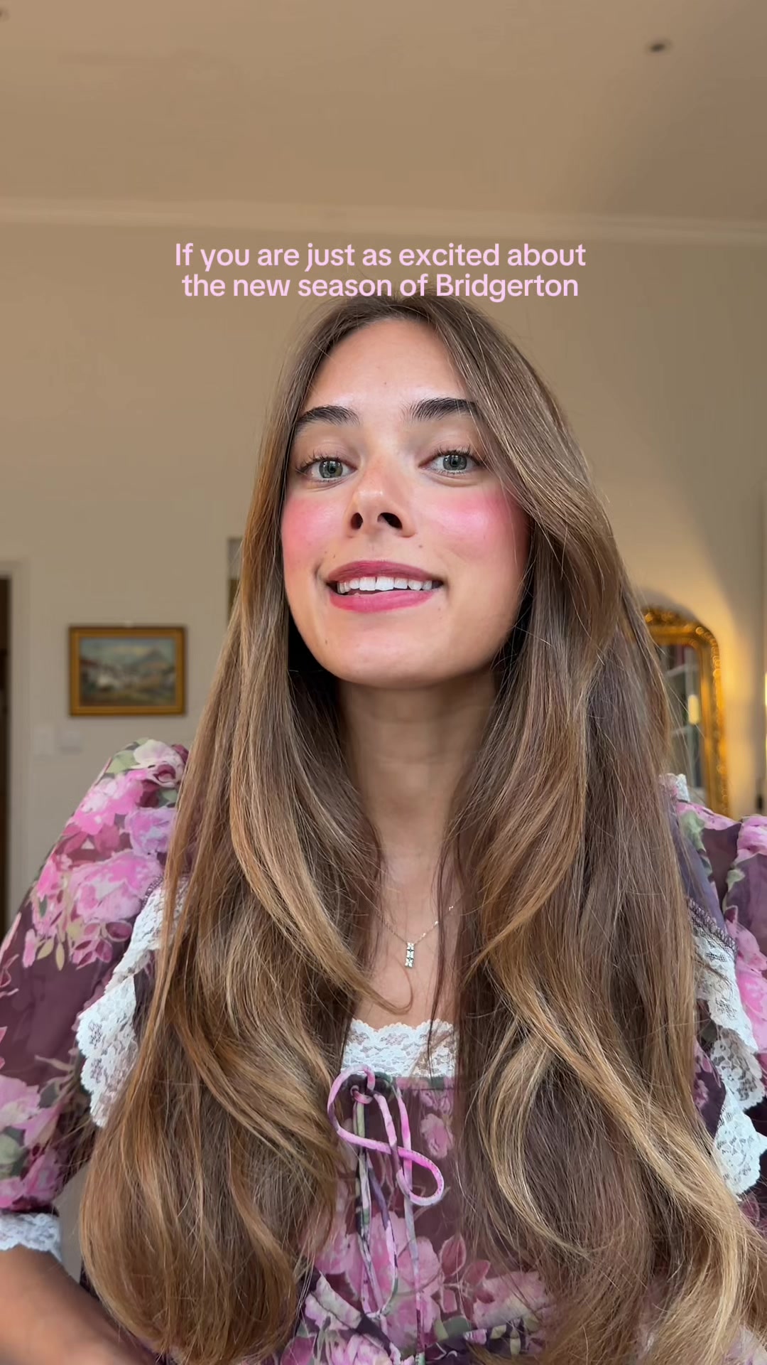 TikTok post by @ambardriscoll for The Perfume Shop. Caption reads: AD literally smells like the show somehow?? the....