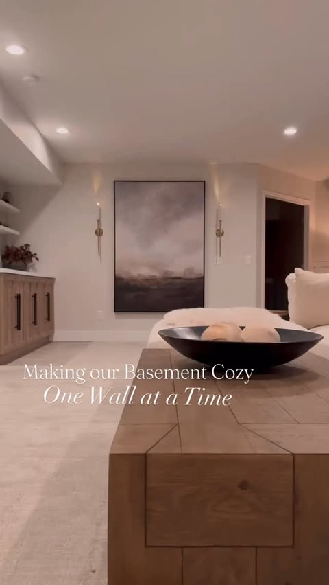 Instagram post by @making_highview_home for Minted. Caption reads: Creating Cozy • Comment SHOP For links or FB find....