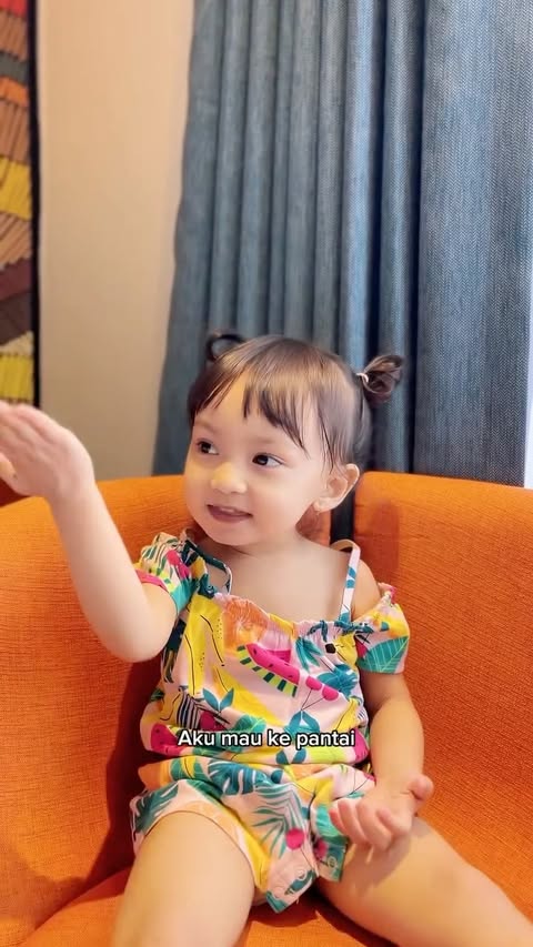 Instagram post by @wulanrabbani for Bambi Baby. Caption reads: [...] matahari 🌞 pakai hair lotion dari....