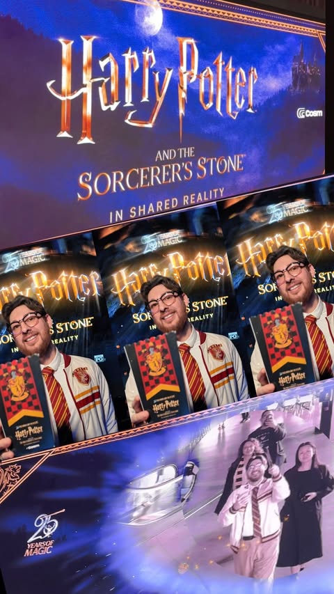 Instagram post by @cosmlosangelesca for Harry Potter. Caption reads: 🪄COSM’s Harry Potter & the Sorcerer’s Stone in....