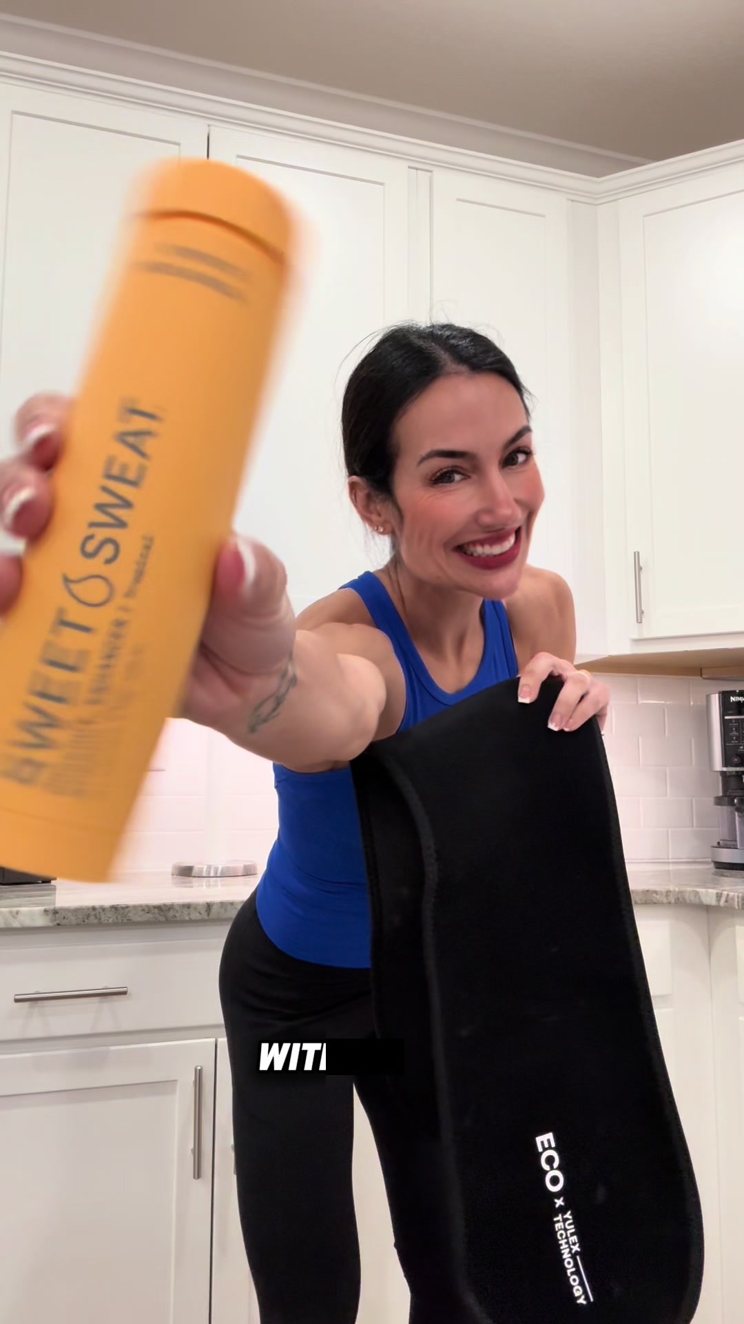 TikTok post by @patty_streff_fit for Sweet Sweat. Caption reads: [...] This is my go-to before I train. 📍 Sweet....