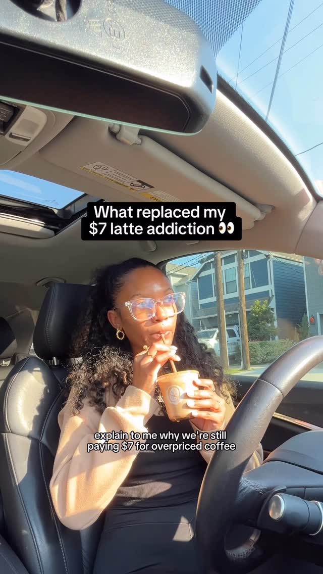 Instagram post by @jazmineugc for Pop & Bottle. Caption reads: dare i say i’m never stepping foot into a coffee....