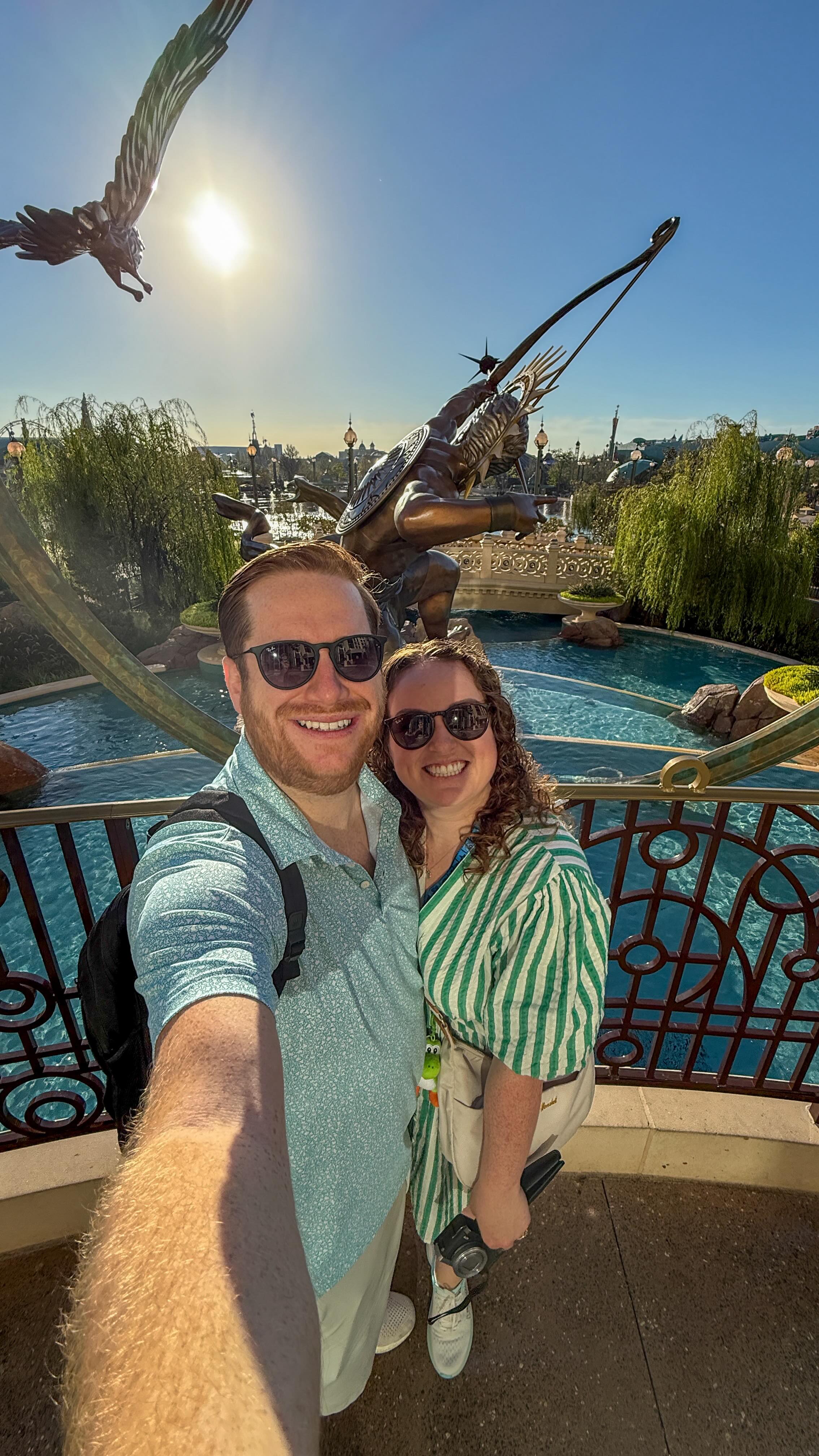 Instagram post by @brogantatexo for Universal Orlando Resort. Caption reads: the BEST hotel for your trip to @universalorlando....