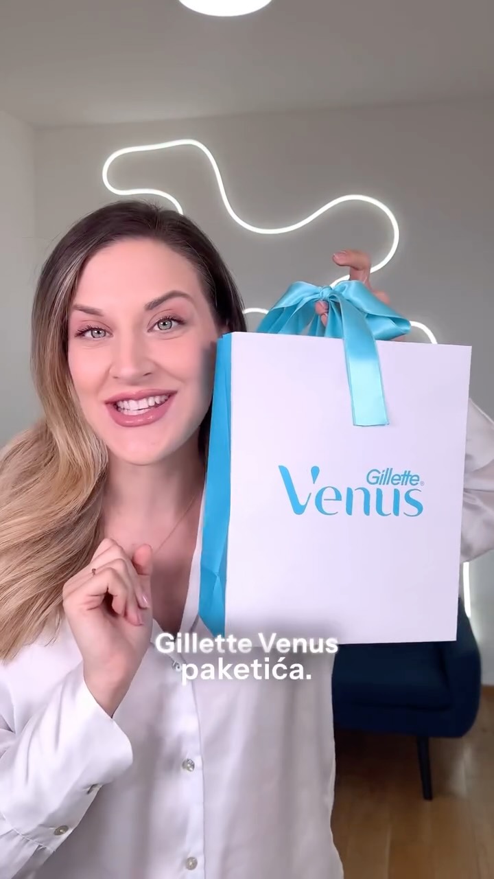 Instagram post by @shades_and_braids for Gillette Venus. Caption reads: UPDATE: Dobitnice su izvučene! 🥳
Proizvodi koje....