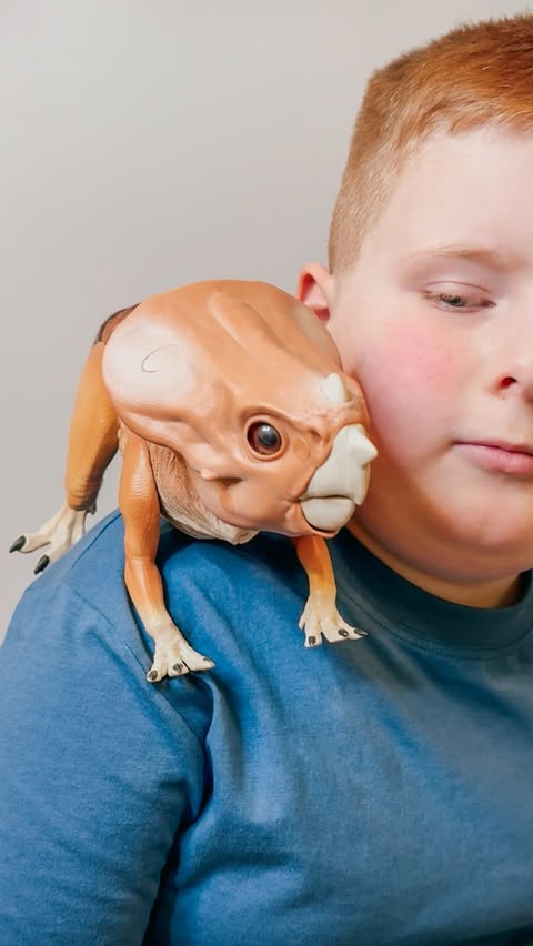 Instagram post by @two_littlepickles for Jurassic World. Caption reads: Our newest pet 😍

ad| Josh is a huge Jurassic....