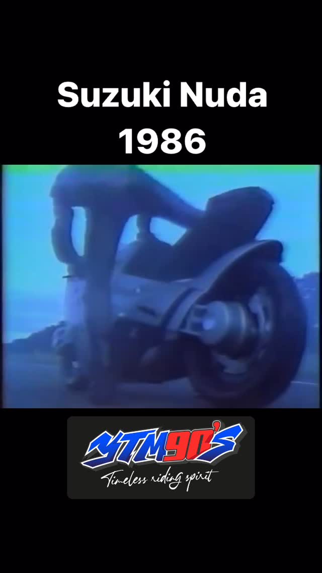 Instagram post by @ytm90s for Suzuki. Caption reads: 🔴🔴SUZUKI NUDA (1986)

#ytm90s #youngtimermoto90s....