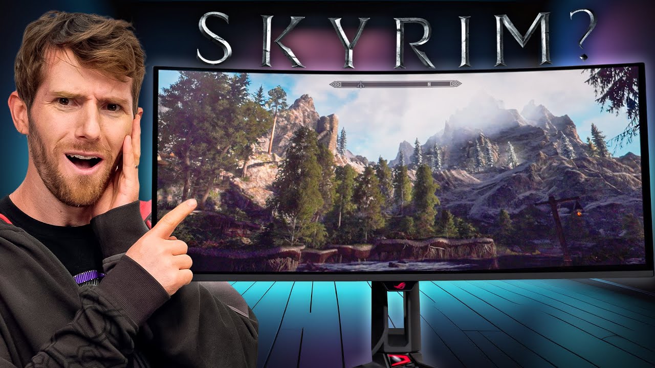 YouTube post by @LinusTechTips for Dbrand. Caption reads: Playing Decade-Old Games at Photorealistic Quality.