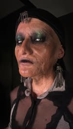 Instagram post by @jmac_mua for Ben Nye Makeup. Caption reads: @jmac_mua training week Day 2 live demo’ing old....