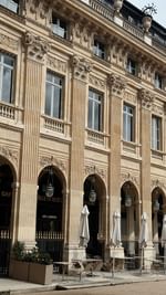 Instagram post by @dom.overseas for St. Agni. Caption reads: [...] suit pants & cute top kind a girl 🫶🏼....