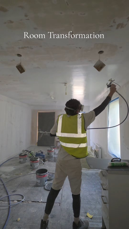 Instagram post by @nickthedecorator for Graco. Caption reads: Using the Graco Ultra 450 which Graco were kind....