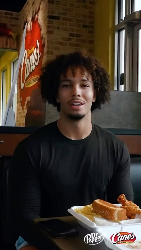 Instagram post by @tythompsonn for Dr Pepper. Caption reads: Ready to roll with @raisingcanes and @drpepper....