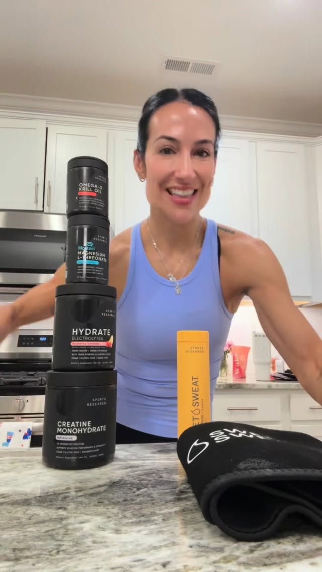 Instagram post by @patty_streff_fitness for Sports Research. Caption reads: Wellness that supports me all day long 🌿

From my....