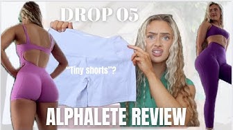 YouTube post by @BaileyStewart for Lazuli Label. Caption reads: ALPHALETE DROP 5 tenacity try on haul and review....