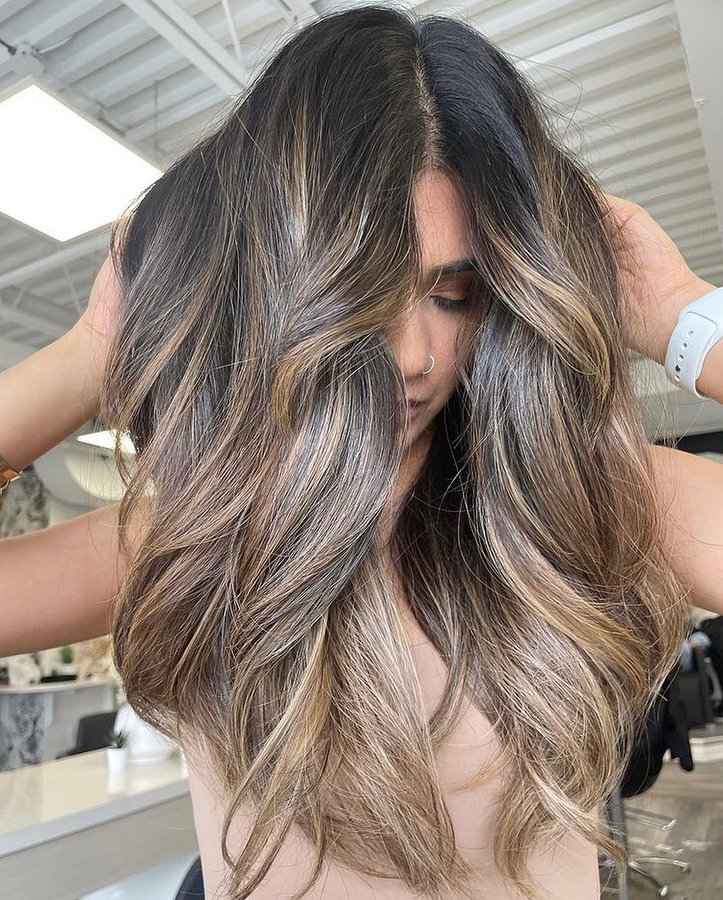 Instagram post by @christopherluis_vivid for American Salon. Caption reads: Another successful collab from Diana and myself!!!....