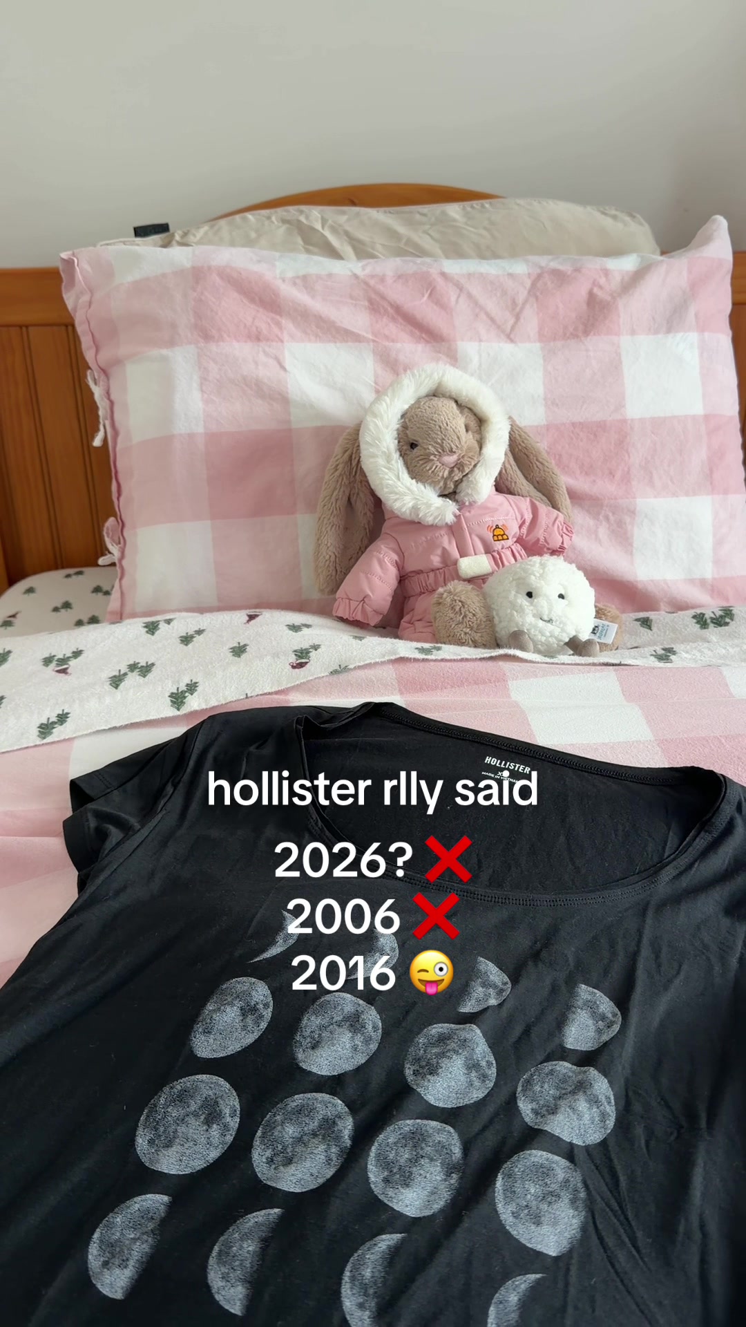 TikTok post by @natalieeseah for hollister. Caption reads: lmk if u want me to style this LOL@hollister....