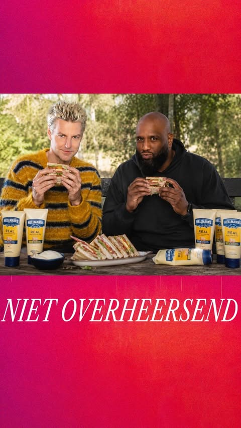 Instagram post by @driekwartjes for Hellmann's. Caption reads: [...] #ad Join dan de Hellman's Club via....