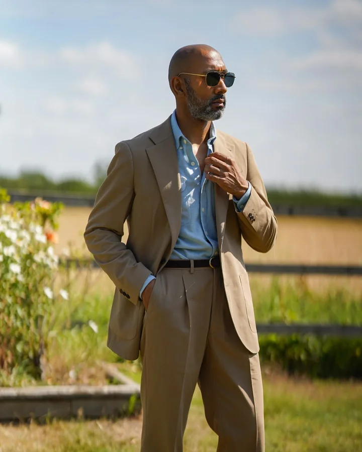 Instagram post by @dapperclassic for Proper Cloth. Caption reads: A fresh delivery from @propercloth just arrived,....