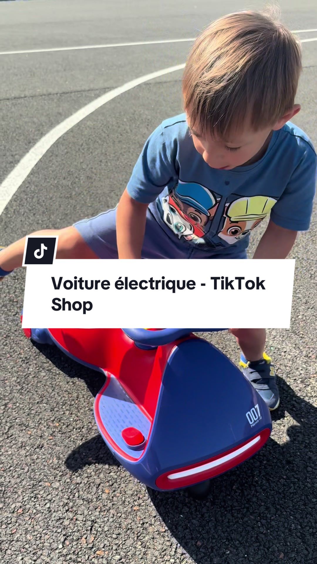 TikTok post by @julie.adriano.tracteur for Fanttik. Caption reads: Chez nous , les enfants en sont fans ! 🤍 @Fanttik....