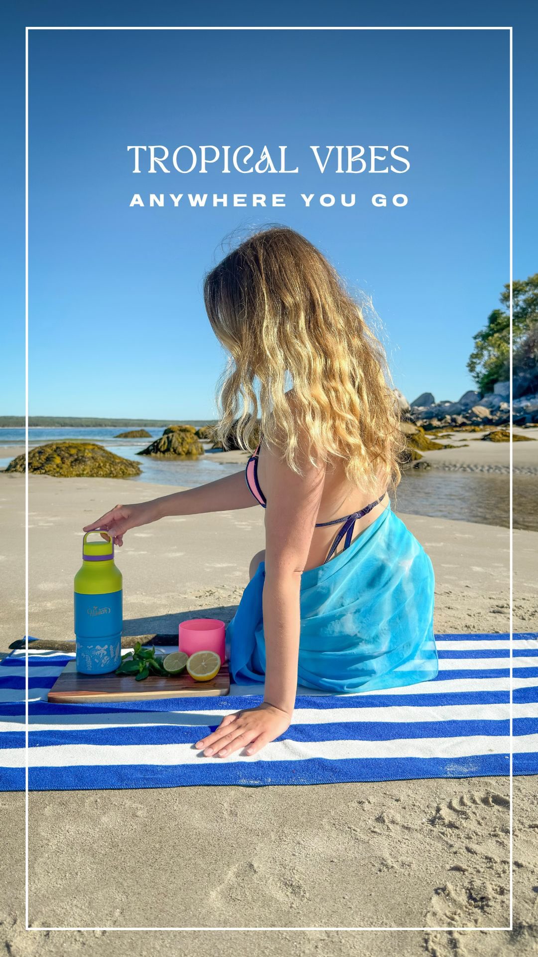 Instagram post by @yana_aleksandrova_92 for Hibear. Caption reads: [...] The All Day Adventure Flask by @hibearco....