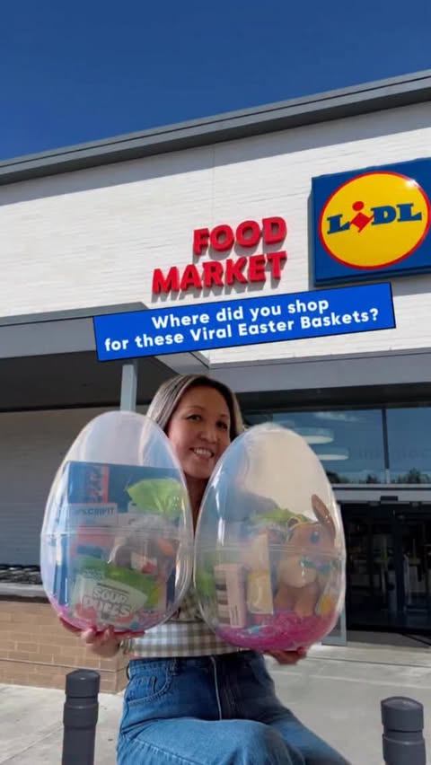 Instagram post by an influencer for Lidl US. Caption reads: [...] just got more eggciting with @lidlus....
