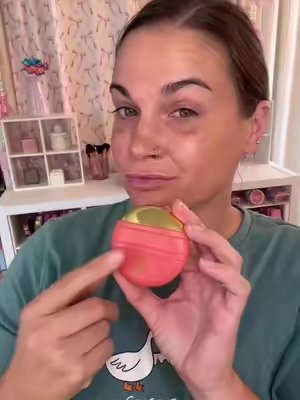 TikTok post by @tiktokshop_with_ash for Kirby Kosmetics. Caption reads: The obsession I have over this @Kirby kosmetics....