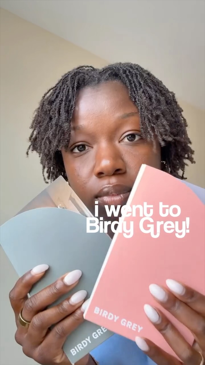 Instagram post by @raenalb for Birdy Grey. Caption reads: [...] know im alllll about an easy process!....