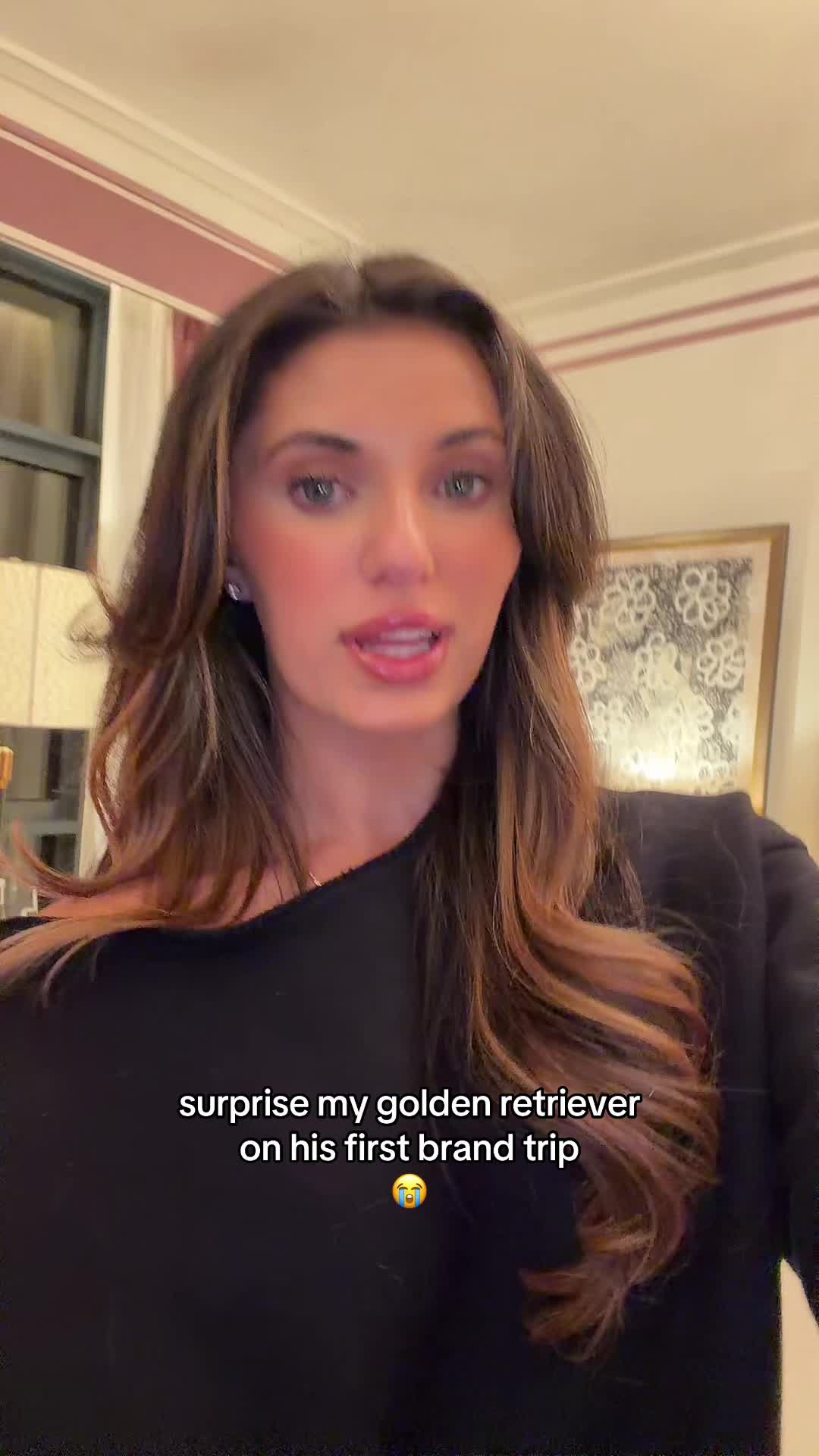 TikTok post by @zarahkelleher for First Aid Beauty. Caption reads: [...] tears at the set up 😭😭😭 @Duke The Golden....