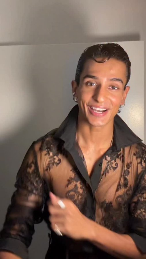 Instagram post by @namannarnolia for Christian Louboutin. Caption reads: Got vampire ready for @christianlouboutin ‘s....