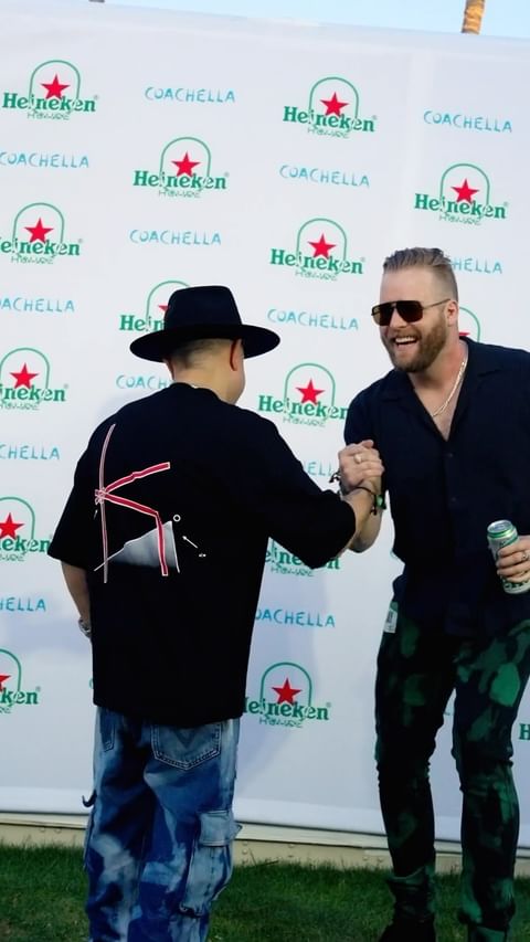 Instagram post by @gr1fn for Heineken US. Caption reads: #heinekenHOUSE with @heineken_us is where it’s at....