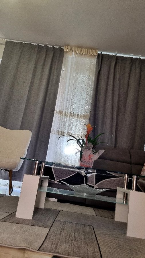 Instagram post by @_katalea_hyso for Joydeco. Caption reads: ✨️with curtains from @joydeco.official our living....