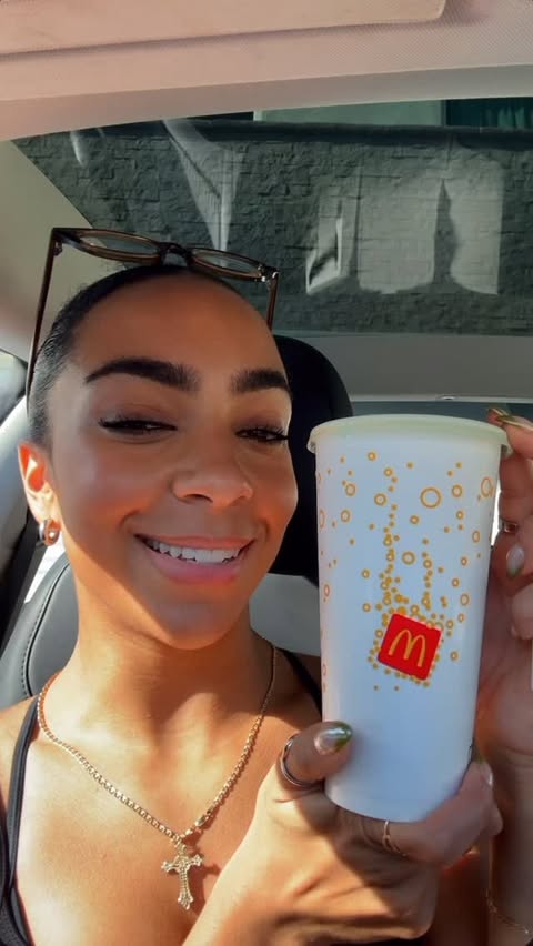 Instagram post by @charlizeglass for POWERADE. Caption reads: #Ad Hydration is KEY to any one of my successful....