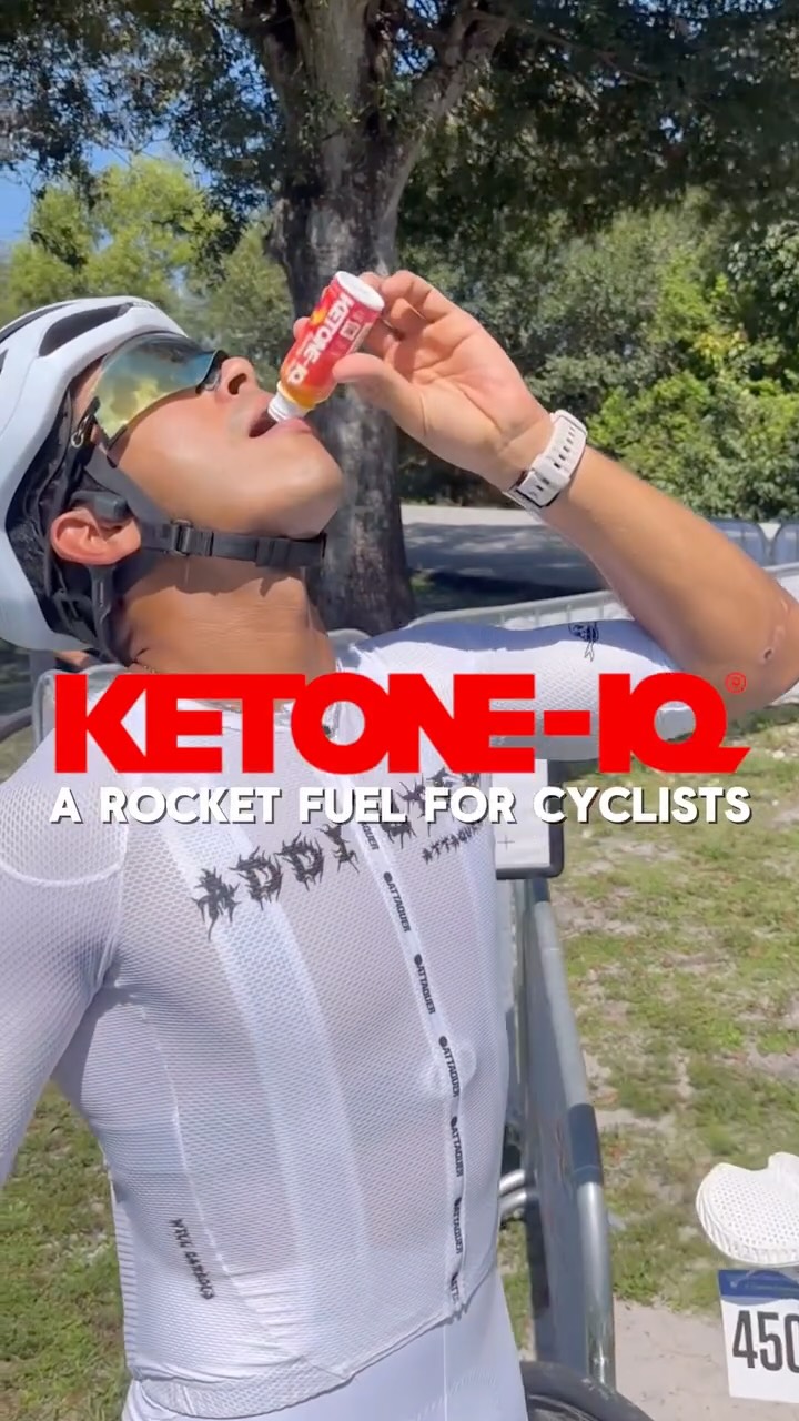 Instagram post by @cyclingdeath for Ketone-IQ. Caption reads: The game changer every cyclist needs👀

@ketone a....